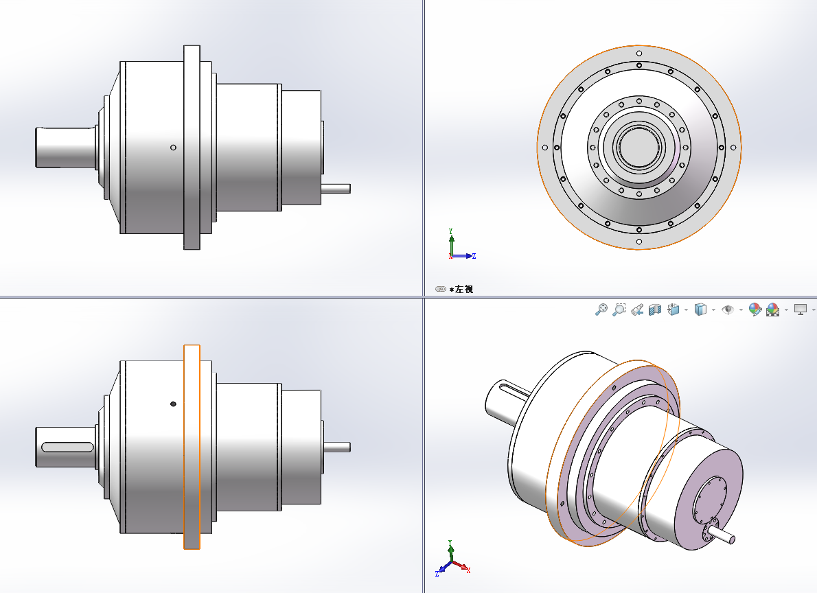 3MW风电机组D3000风电齿轮箱设计与仿真分析【三维SW】【全套含12张CAD图纸】